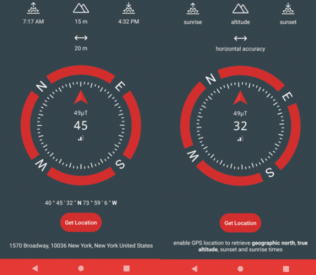 free compass app for android