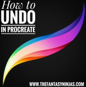 How to undo in Procreate