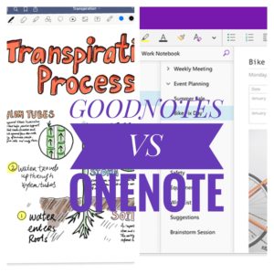 Choosing the Perfect Note-Taking App: Goodnotes📝 VS Onenote📑