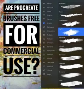 Are Procreate Brushes Free for Commercial Use?