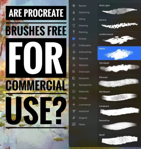 Are Procreate Brushes Free for Commercial Use?