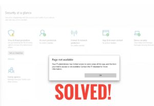 Fix: Your IT Administrator has Limited Access to some areas of this app 